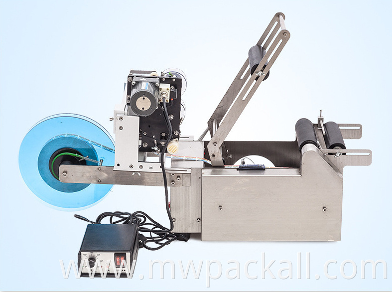 manual mini labeling machine for small round bottle sticker /bottle labeling machine